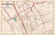 West Newton - Plate F - Ward 3 West, Newton 1874